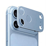 Protezione per obiettivo fotografico in metallo, piatta e cava, For iPhone 18, For iPhone 18 Pro, For iPhone 18 Pro Max