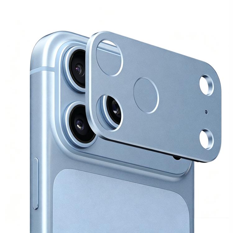 Protezione per obiettivo fotografico in metallo, piatta e cava, For iPhone 18, For iPhone 18 Pro, For iPhone 18 Pro Max