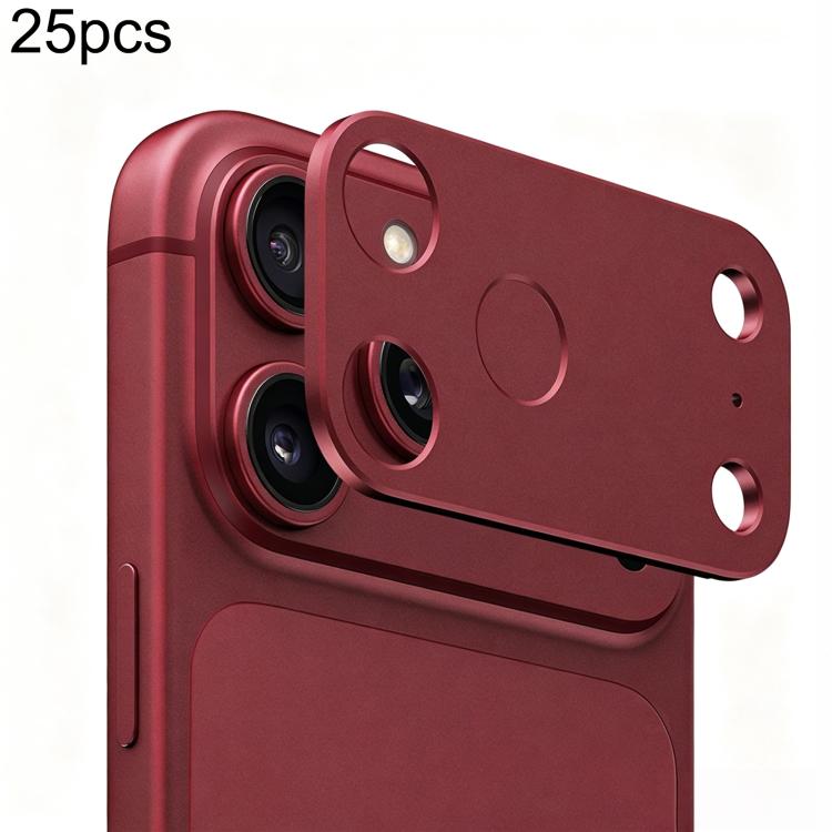 Confezione da 25 pezzi di protezioni per obiettivo fotografico in metallo, piatte e cave., For iPhone 18, For iPhone 18 Pro, For iPhone 18 Pro Max
