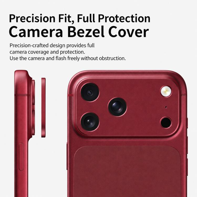 Confezione da 25 pezzi di protezioni per obiettivo fotografico in metallo, piatte e cave., For iPhone 18, For iPhone 18 Pro, For iPhone 18 Pro Max