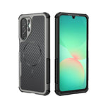 Custodia magnetica antiurto per telefono con texture in fibra di carbonio e airbag, resistente agli urti., For Galaxy A57 5G, For Galaxy A27 5G, For Galaxy A56 5G, For Galaxy A26 5G
