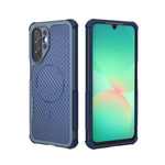 Custodia magnetica antiurto per telefono con texture in fibra di carbonio e airbag, resistente agli urti., For Galaxy A57 5G, For Galaxy A27 5G, For Galaxy A56 5G, For Galaxy A26 5G