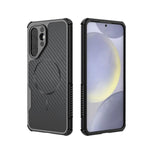 Custodia magnetica antiurto per telefono con texture in fibra di carbonio e airbag, resistente agli urti., For Galaxy A57 5G, For Galaxy A27 5G, For Galaxy A56 5G, For Galaxy A26 5G