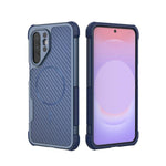 Custodia magnetica antiurto per telefono con texture in fibra di carbonio e airbag, resistente agli urti., For Galaxy A57 5G, For Galaxy A27 5G, For Galaxy A56 5G, For Galaxy A26 5G