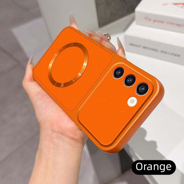 Custodia magnetica per telefono con effetto pelle di agnello, For Galaxy S23+ 5G, For Galaxy S23 5G