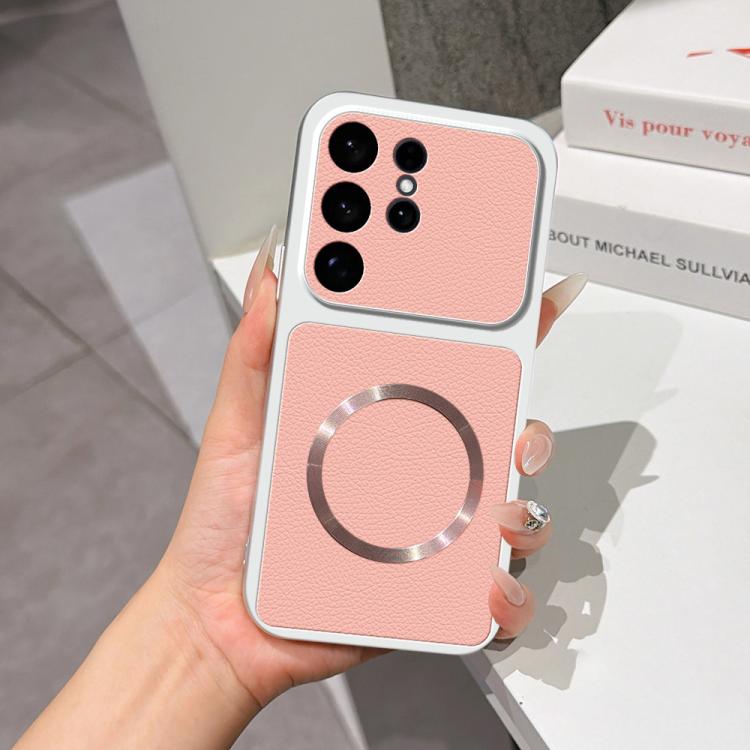 Custodia magnetica per telefono con effetto pelle di agnello, For Galaxy S26 FE 5G, For Galaxy S26+ 5G, For Galaxy S26 Edge 5G, For Galaxy S26 Ultra 5G