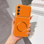 Custodia magnetica per telefono con effetto pelle di agnello, For Galaxy S26 5G, For Galaxy S25 FE 5G, For Galaxy S25 Edge 5G, For Galaxy S25 5G