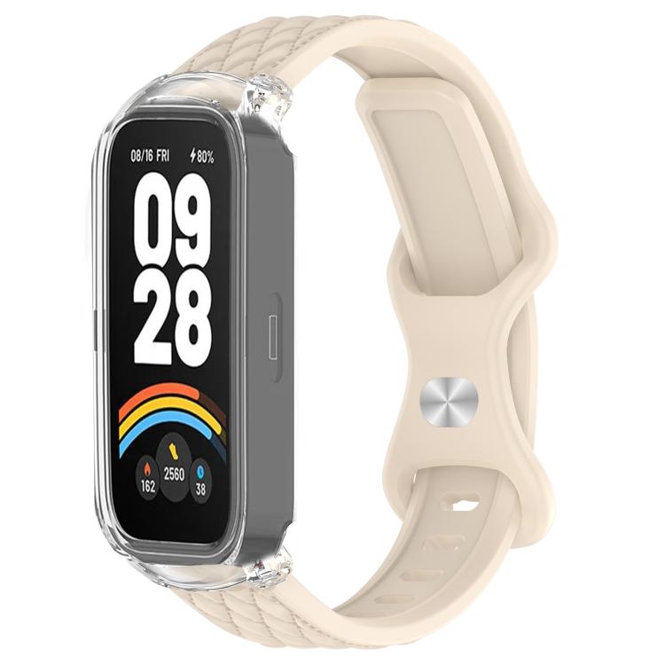 Cinturino per orologio xDfind in silicone con fibbia a farfalla integrata e texture effetto pelle., For Huawei Band 11 Pro / 11 Pro NFC, For Huawei Band 11 / 11 NFC