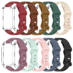 Cinturino per orologio xDfind in silicone con fibbia a farfalla integrata e texture effetto pelle., For Huawei Band 11 Pro / 11 Pro NFC, For Huawei Band 11 / 11 NFC