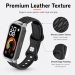 Cinturino per orologio xDfind in silicone con fibbia a farfalla integrata e texture effetto pelle., For Huawei Band 11 Pro / 11 Pro NFC, For Huawei Band 11 / 11 NFC