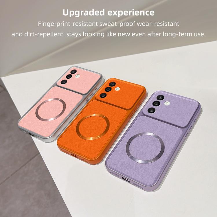 Custodia magnetica per telefono con effetto pelle di agnello, For Galaxy A27 5G, For Galaxy A06 5G, For Galaxy A56 5G, For Galaxy A26 5G