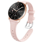 Cinturino per orologio xDfind in ecopelle vegana, sottile, con anse dritte universali e chiusura a strappo., 22mm, 20mm, 18mm