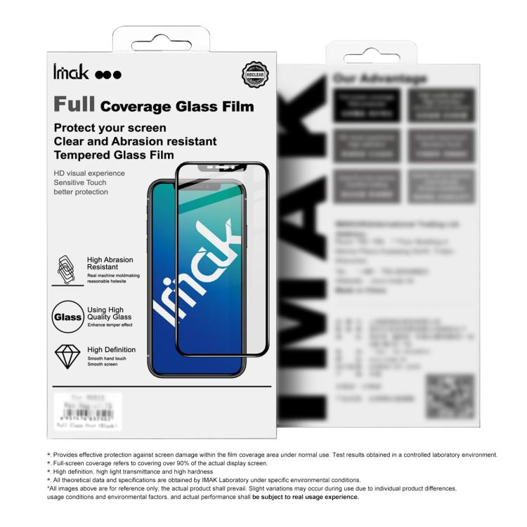 Pellicola in vetro temperato a schermo intero imak 9H con durezza superficiale Pro+ Series, For iPhone 18 / 18 Pro, For iPhone 18 Pro Max