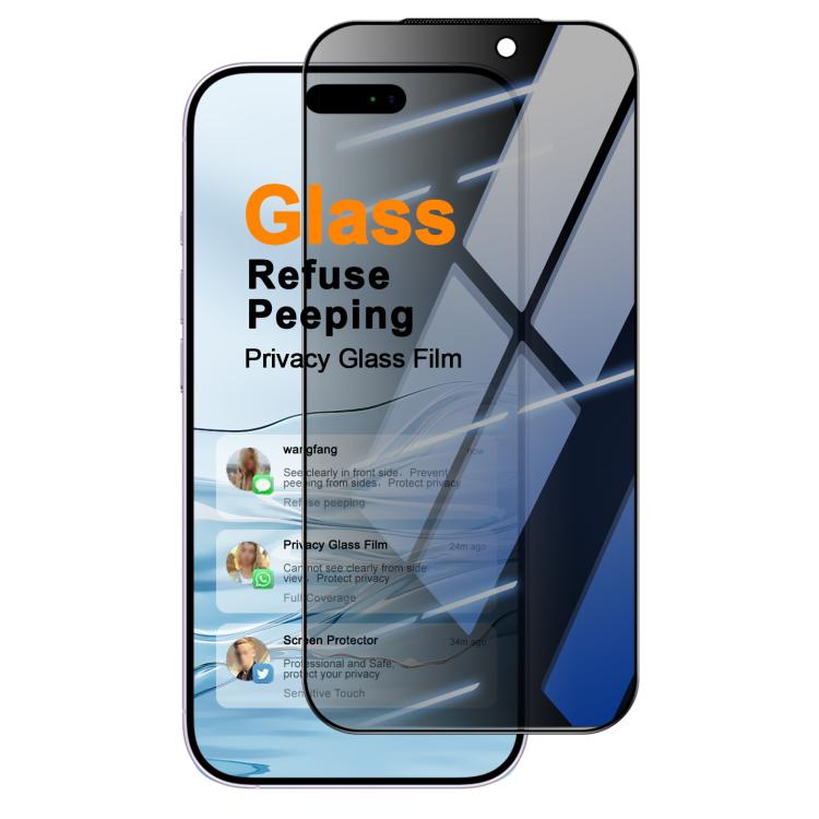 Pellicola protettiva in vetro temperato iMak HD Full Screen Privacy, For iPhone 18 / 18 Pro, For iPhone 18 Pro Max