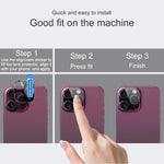 IMAK Pellicola per obiettivo in vetro integrato ad alta definizione, versione nera, For iPhone 18 Pro, For iPhone 18 Pro Max