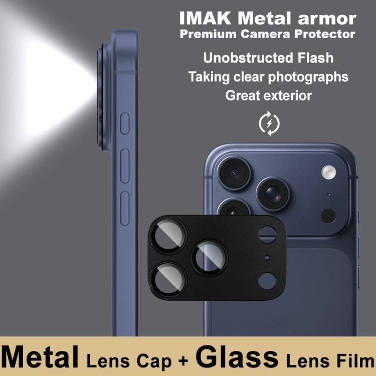 Pellicola protettiva per obiettivo fotografico IMAK Metal Armor Premium, For iPhone 18 Pro, For iPhone 18 Pro Max