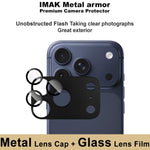 Pellicola protettiva per obiettivo fotografico IMAK Metal Armor Premium, For iPhone 18 Pro, For iPhone 18 Pro Max