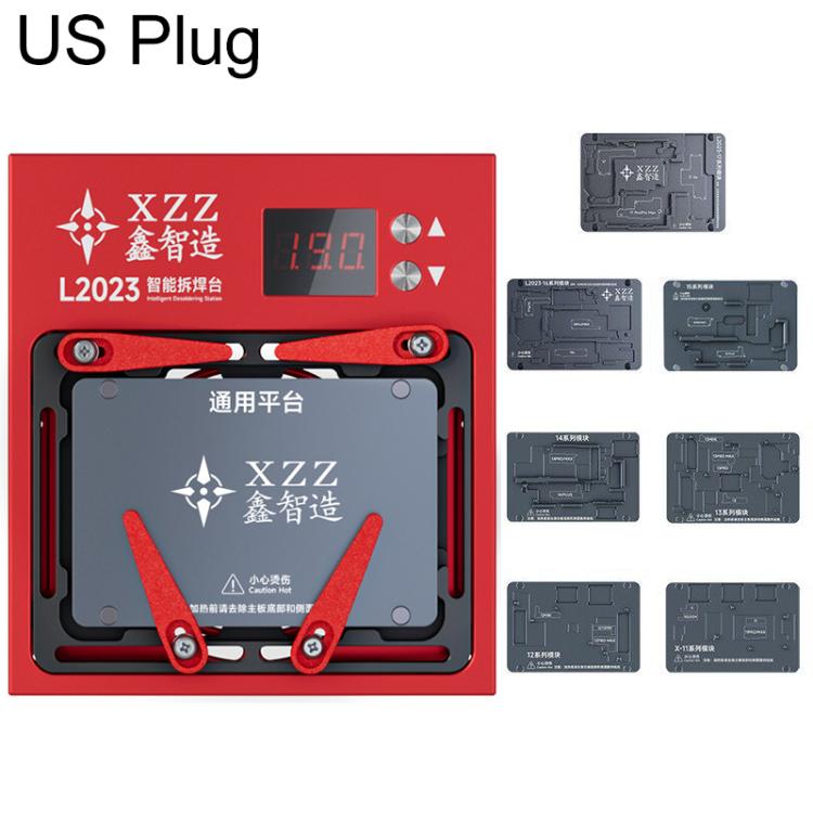 Piattaforma di dissaldatura intelligente XZZ L2023 per iPhone X-17 Pro Max, Platform for iPX-17, US Plug, Platform for iPX-17, EU Plug