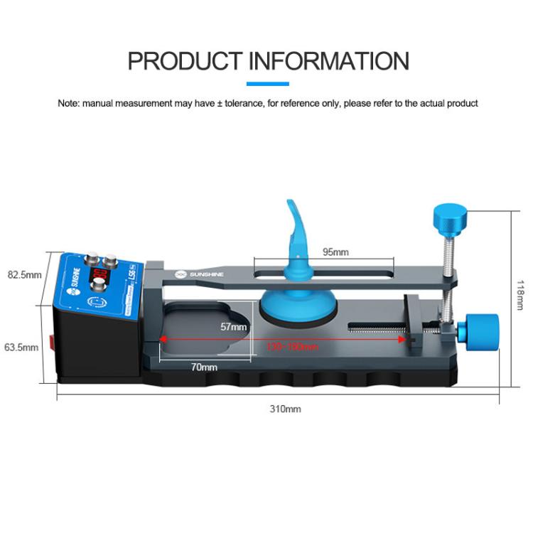 Separatore per schermo SUNSHINE LS6 Pro a doppio uso, a freddo o a caldo, EU Plug, AU Plug, US Plug, UK Plug