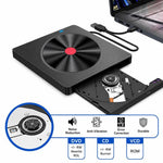 Masterizzatore CD/unità ottica esterna per laptop, 5-in-1 CD Pattern, Red Dot Red Border