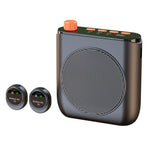 Microfono lavalier wireless portatile J98 con doppio microfono