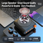 Microfono lavalier wireless portatile J98 con doppio microfono