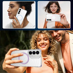 Custodia magnetica antiurto con angoli ammortizzanti e motivo a onde per telefono., For Galaxy S24 5G / S25 5G, For Galaxy S24+ 5G / S25+ 5G, For Galaxy S25 Ultra 5G