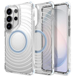 Custodia magnetica antiurto con angoli ammortizzanti e motivo a onde per telefono., For Galaxy S26+ 5G, For Galaxy S26 Ultra 5G, For Galaxy S26 5G