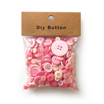 150 g/confezione Bottoni rotondi in resina colorati di varie dimensioni Kit fai da te per bambini, Round