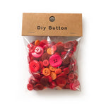 150 g/confezione Bottoni rotondi in resina colorati di varie dimensioni Kit fai da te per bambini, Round