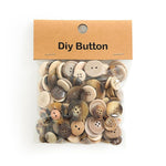 150 g/confezione Bottoni rotondi in resina colorati di varie dimensioni Kit fai da te per bambini, Round