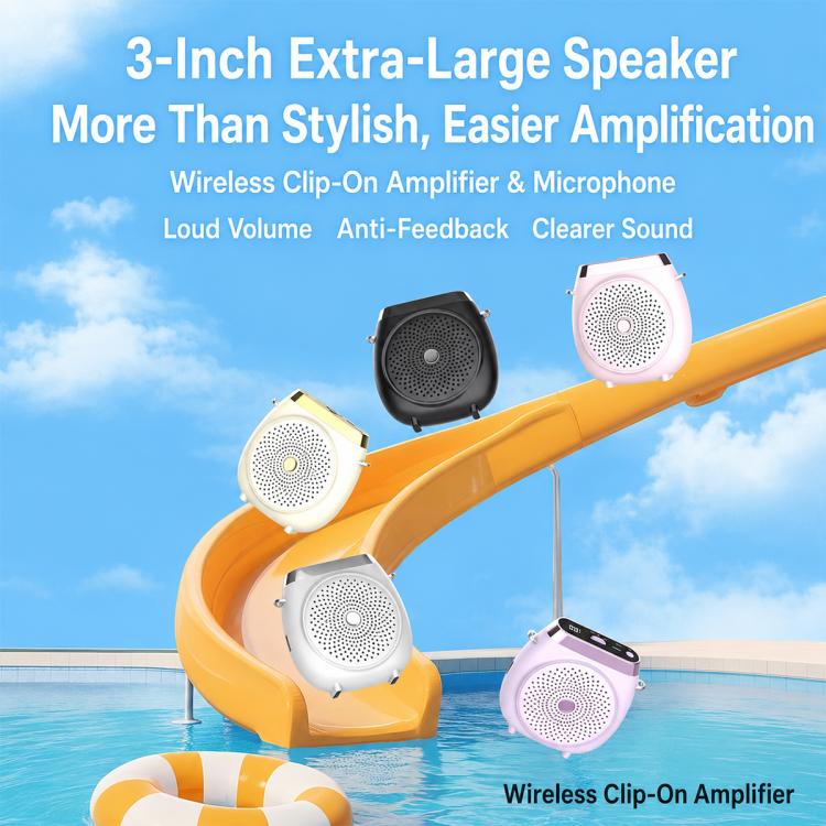 M26 Microfono singolo portatile wireless lavalier, amplificatore vocale per l'insegnamento., M26
