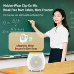M26 Microfono singolo portatile wireless lavalier, amplificatore vocale per l'insegnamento., M26