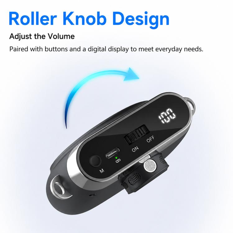 M26 Microfono singolo portatile wireless lavalier, amplificatore vocale per l'insegnamento., M26