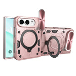 Custodia per telefono con supporto magnetico scorrevole per fotocamera e texture CD, For iPhone Fold