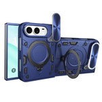 Custodia per telefono con supporto magnetico scorrevole per fotocamera e texture CD, For iPhone Fold