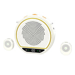 M28 Microfono lavalier portatile wireless da 2,5 pollici con doppio microfono e amplificatore vocale per l'insegnamento., M28