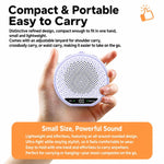 M28 Microfono lavalier portatile wireless da 2,5 pollici con doppio microfono e amplificatore vocale per l'insegnamento., M28