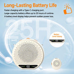 M28 Microfono lavalier portatile wireless da 2,5 pollici con doppio microfono e amplificatore vocale per l'insegnamento., M28