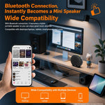 M28 Microfono lavalier portatile wireless da 2,5 pollici con doppio microfono e amplificatore vocale per l'insegnamento., M28