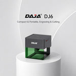 Macchina per incisione laser mini DAJA DJ6 3W con colonne di elevazione e occhiali protettivi, EU Plug, US Plug, UK Plug