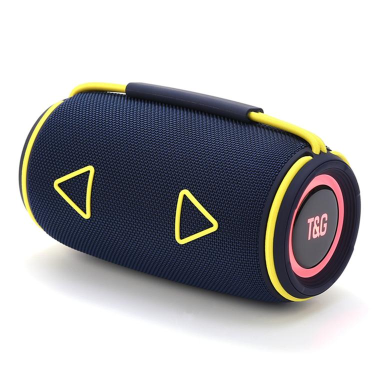 Altoparlante Bluetooth wireless T&G TG-657 Pro con luci LED a cambio colore, supporta schede di memoria e USB.