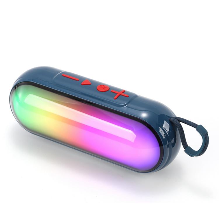 Altoparlante Bluetooth portatile wireless T&G TG-792 con subwoofer stereo 3D, supporto FM/scheda TF/USB/luce ambientale a LED.