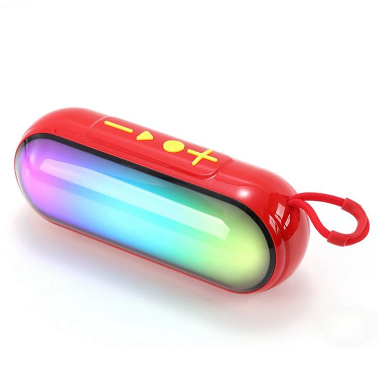 Altoparlante Bluetooth portatile wireless T&G TG-792 con subwoofer stereo 3D, supporto FM/scheda TF/USB/luce ambientale a LED.