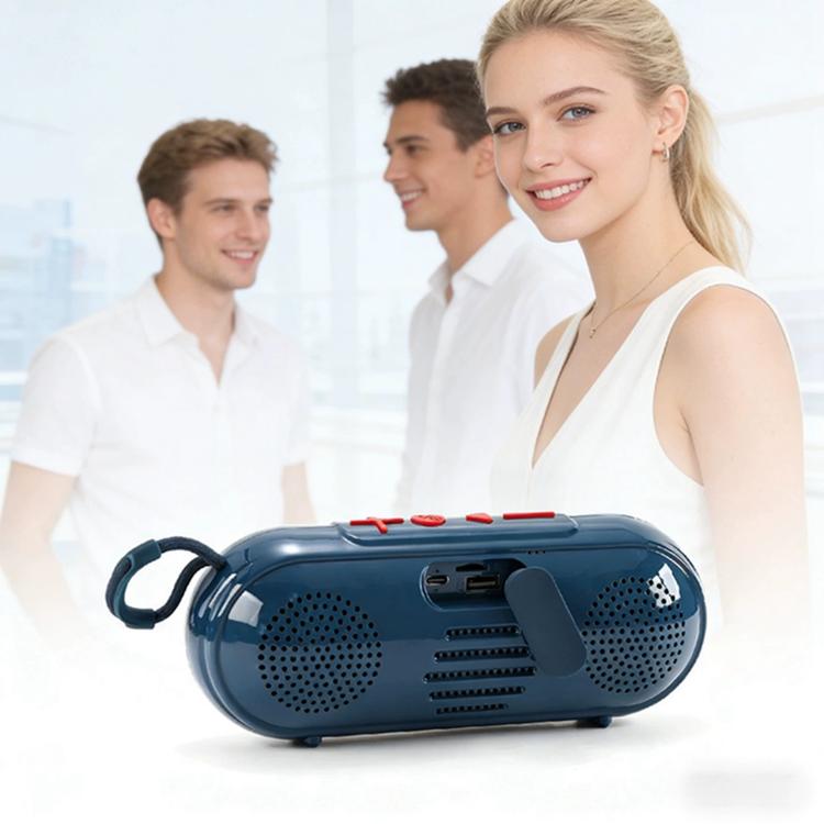 Altoparlante Bluetooth portatile wireless T&G TG-792 con subwoofer stereo 3D, supporto FM/scheda TF/USB/luce ambientale a LED.