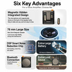 M29 Microfono lavalier portatile wireless a doppio microfono, amplificatore vocale per l'insegnamento., M29