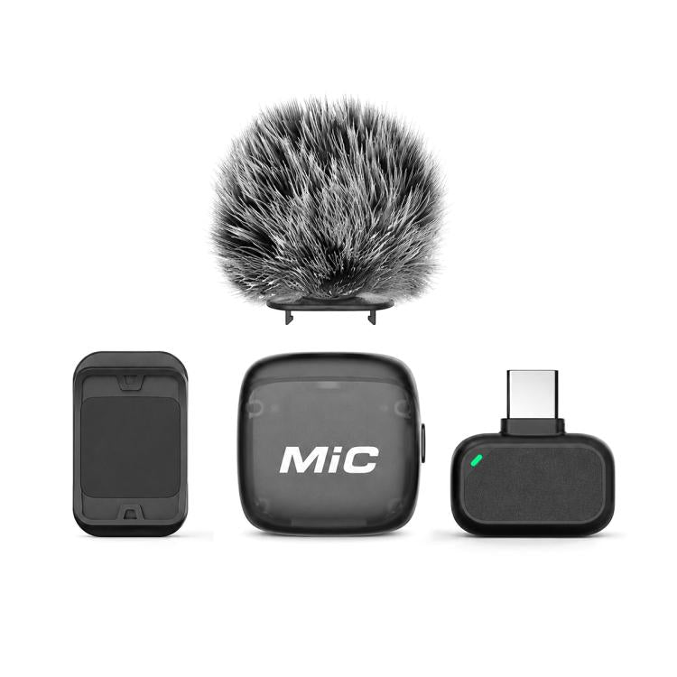 Mic 3 Microfono portatile wireless Lavalier con riduzione del rumore AI, 2 in 1 8 Pin Receiver with Charging Dock, 1 in 1 8 Pin Receiver, 2 in 1 Type-C Receiver with Charging Dock, 1 in 1 Type-C Receiver