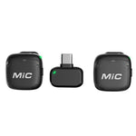 Mic 3 Microfono portatile wireless Lavalier con riduzione del rumore AI, 2 in 1 8 Pin Receiver with Charging Dock, 1 in 1 8 Pin Receiver, 2 in 1 Type-C Receiver with Charging Dock, 1 in 1 Type-C Receiver