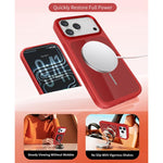 Custodia magnetica per telefono con cinturino da polso e contrasto cromatico, For iPhone 18 Pro, For iPhone 18 Pro Max, For iPhone 17 Pro Max, For iPhone 17 Pro
