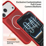 Custodia magnetica per telefono con cinturino da polso e contrasto cromatico, For iPhone 18 Pro, For iPhone 18 Pro Max, For iPhone 17 Pro Max, For iPhone 17 Pro